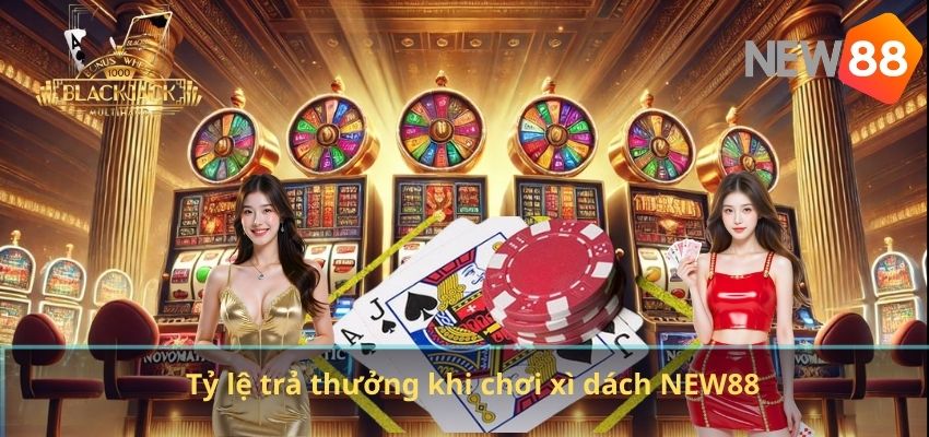 Tỷ lệ trả thưởng khi chơi xì dách NEW88